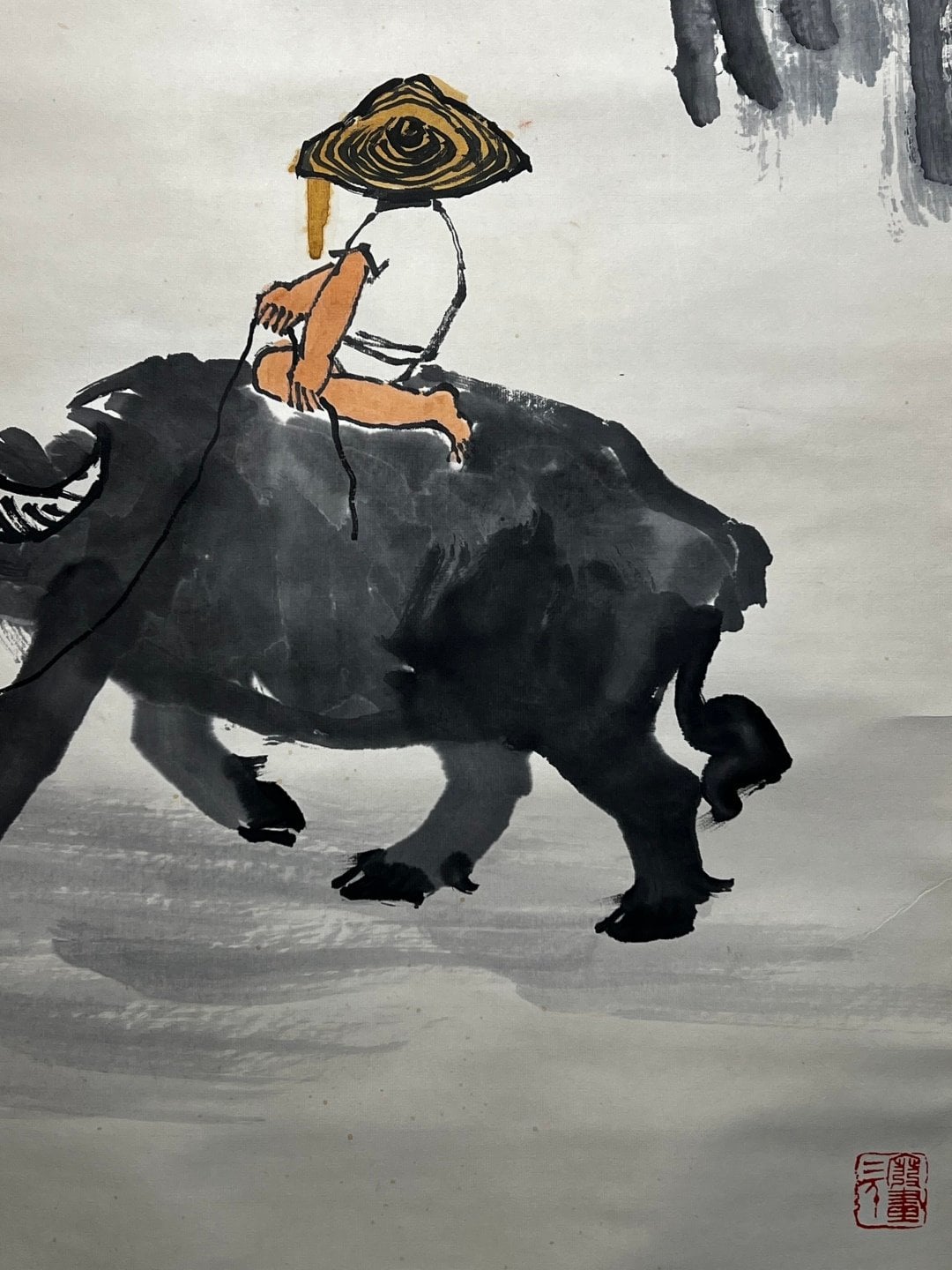 Chinese scroll painting Li Keran