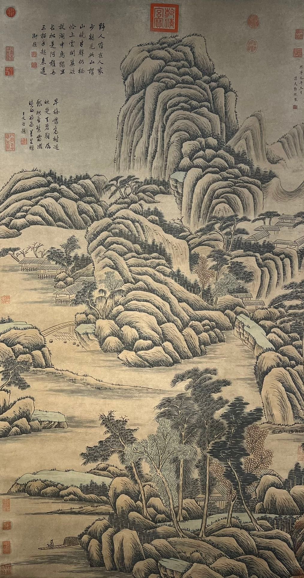 Chinese scroll painting Guo Xi