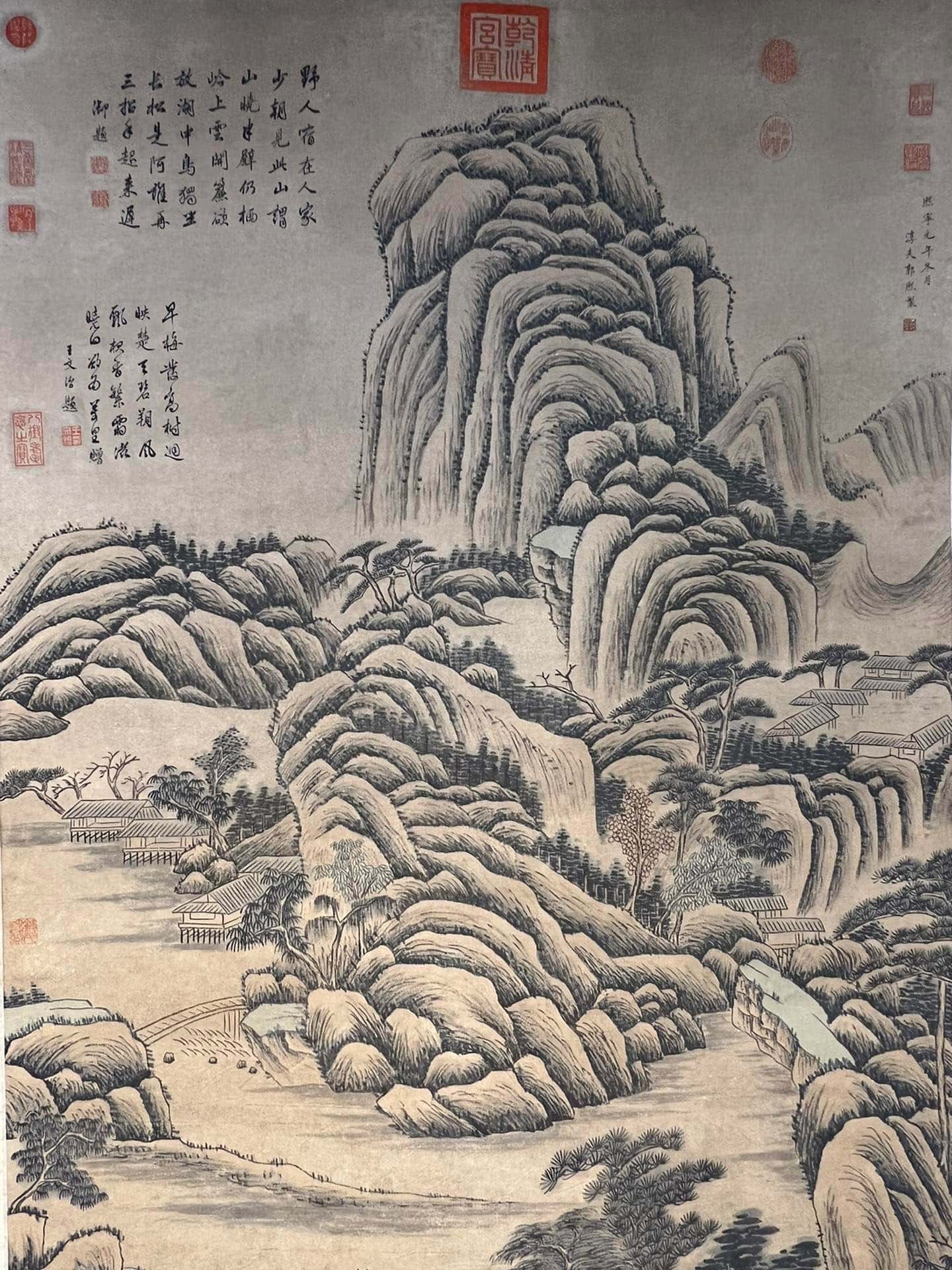 Chinese scroll painting Guo Xi