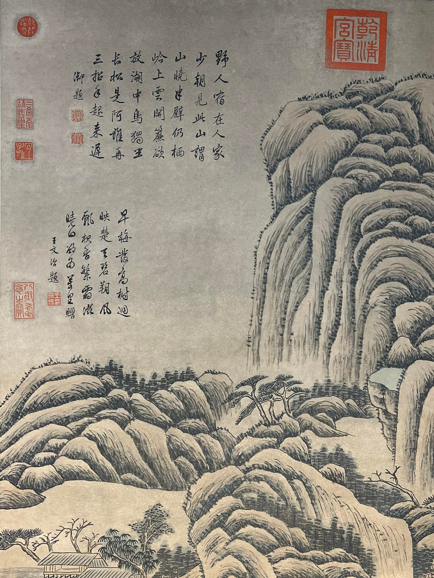 Chinese scroll painting Guo Xi