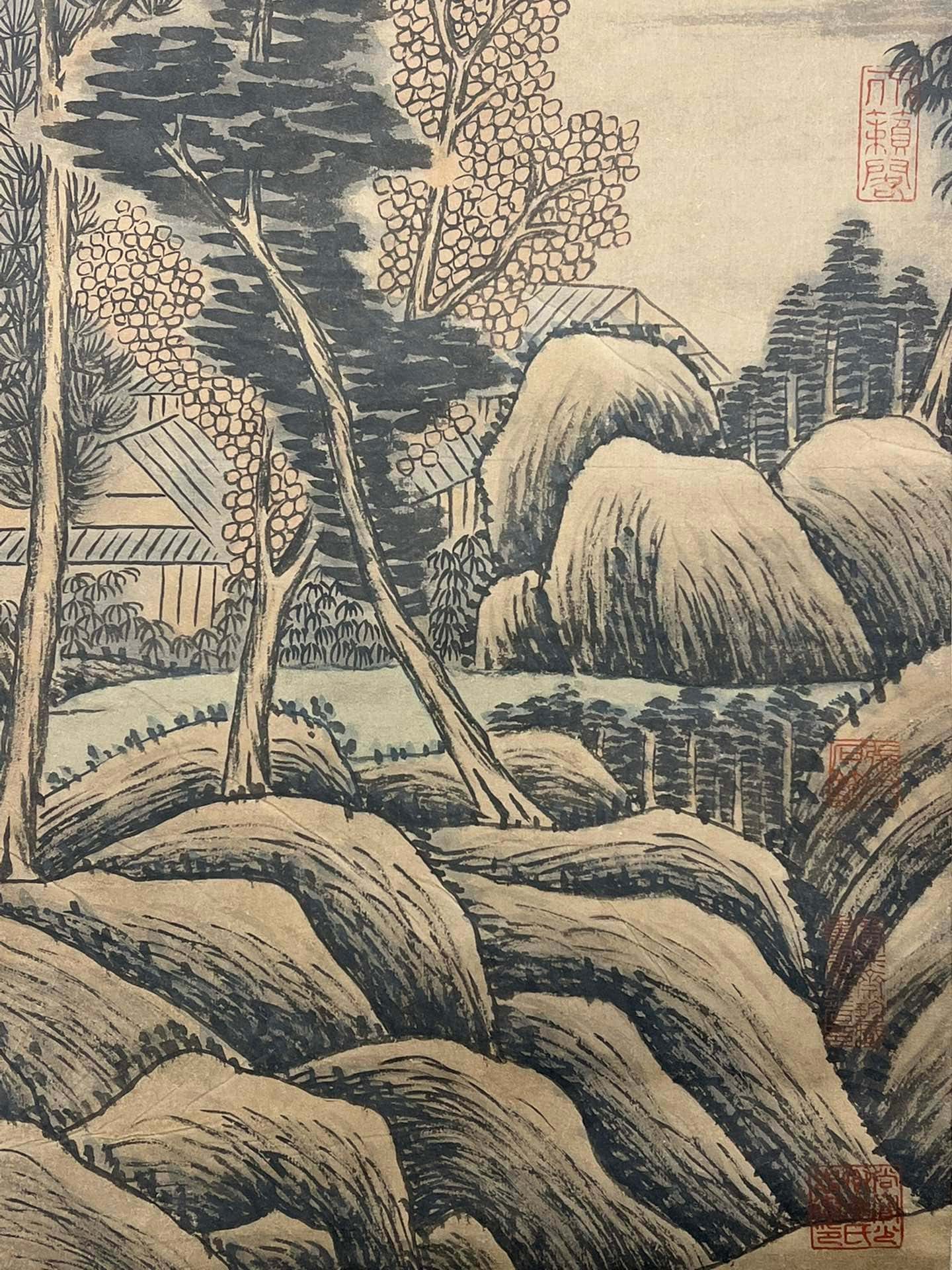 Chinese scroll painting Guo Xi