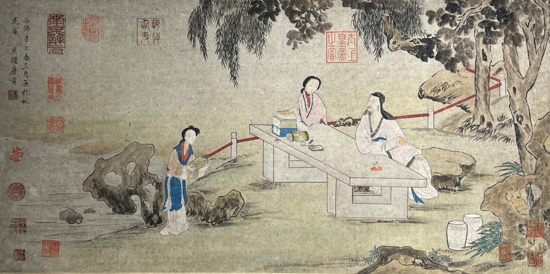 Chinese scroll painting Tang Yin