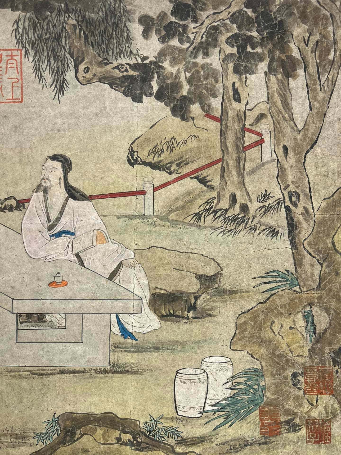 Chinese scroll painting Tang Yin