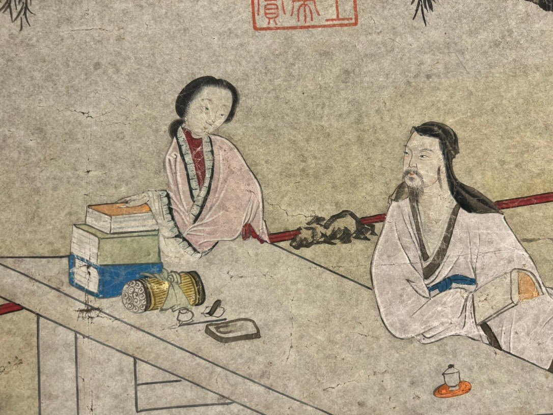 Chinese scroll painting Tang Yin