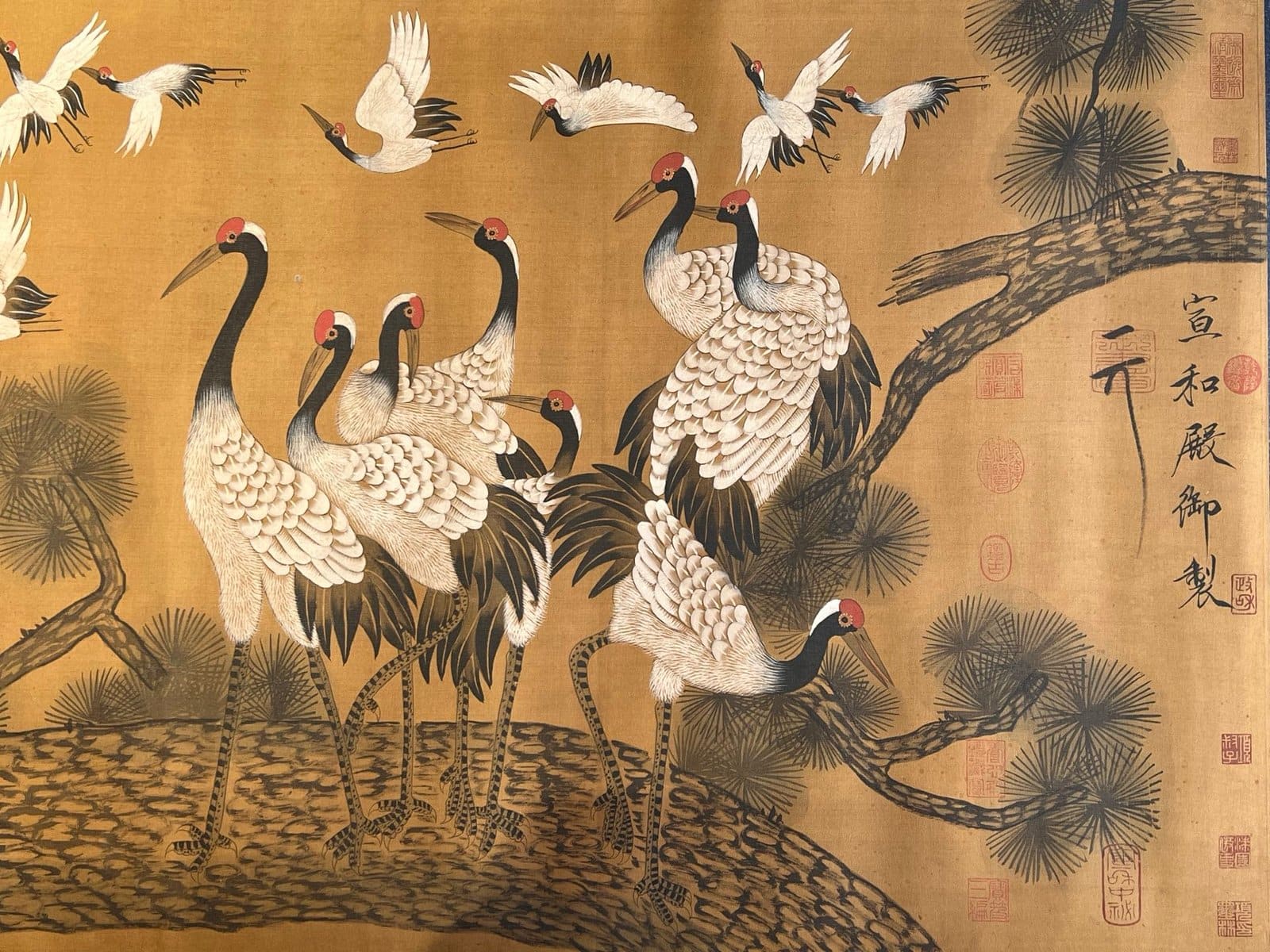 Chinese scroll painting Huizong