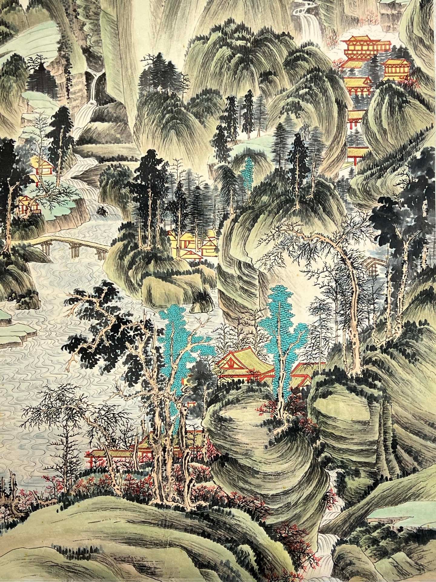 Chinese scroll painting Zhang Daqian