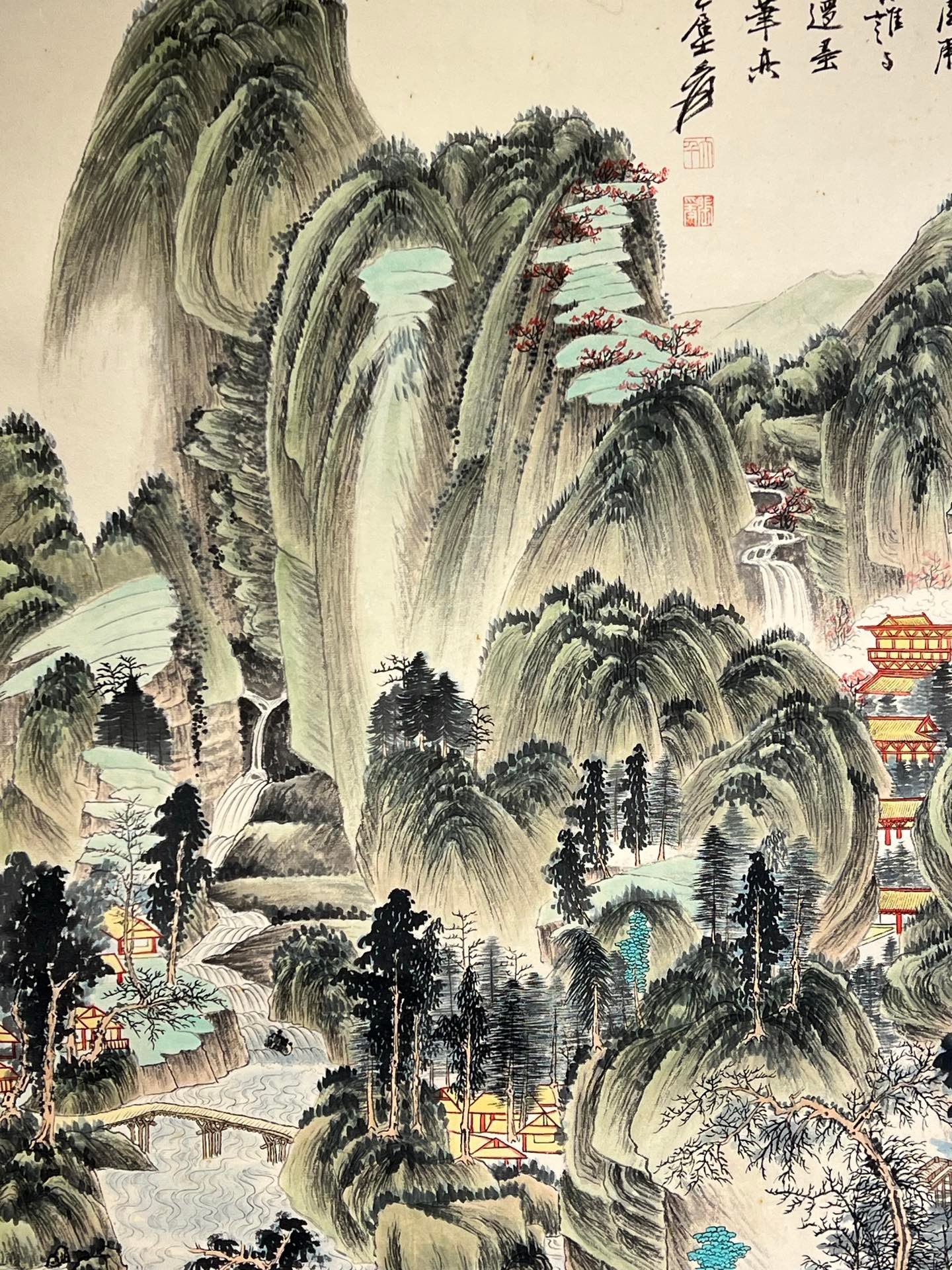 Chinese scroll painting Zhang Daqian