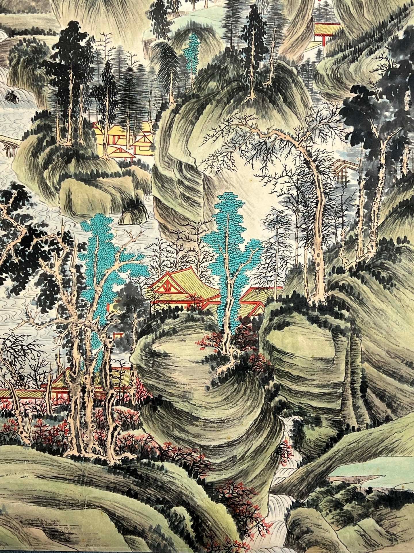 Chinese scroll painting Zhang Daqian