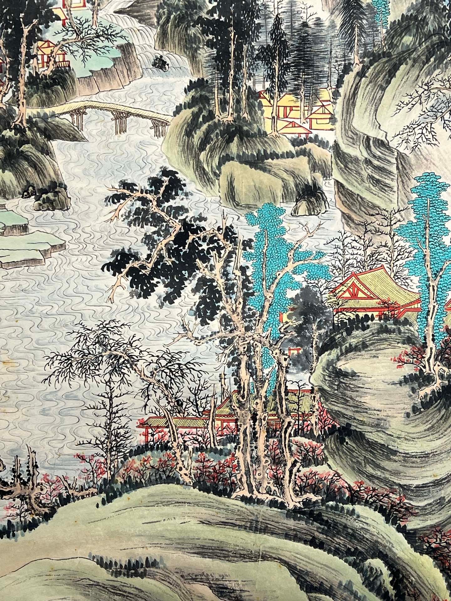 Chinese scroll painting Zhang Daqian