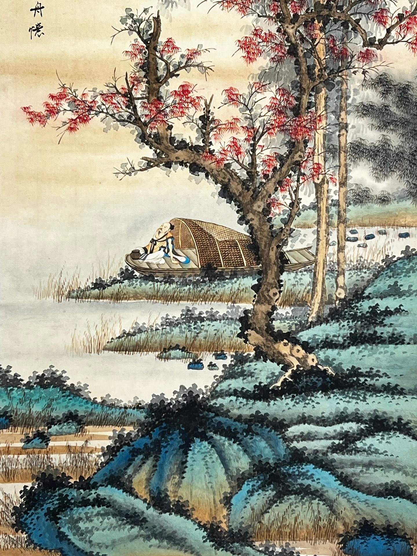 Chinese scroll painting Zhang Daqian