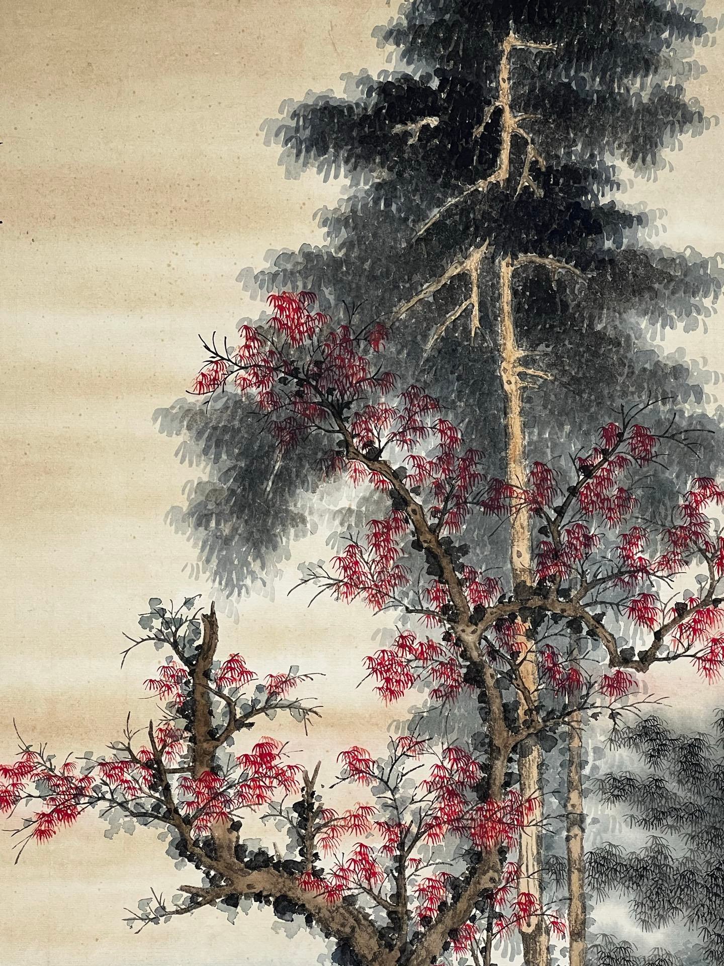 Chinese scroll painting Zhang Daqian