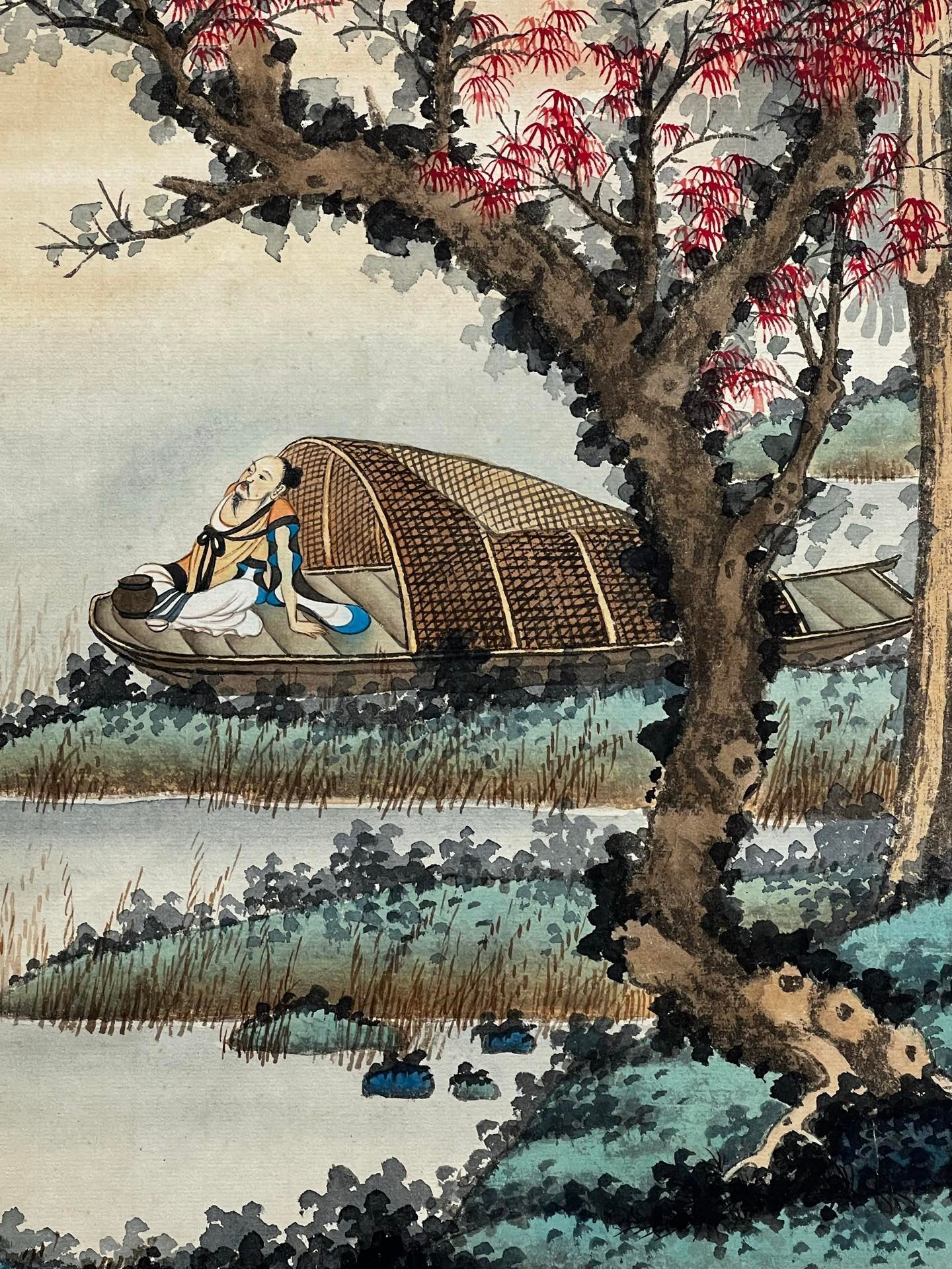 Chinese scroll painting Zhang Daqian