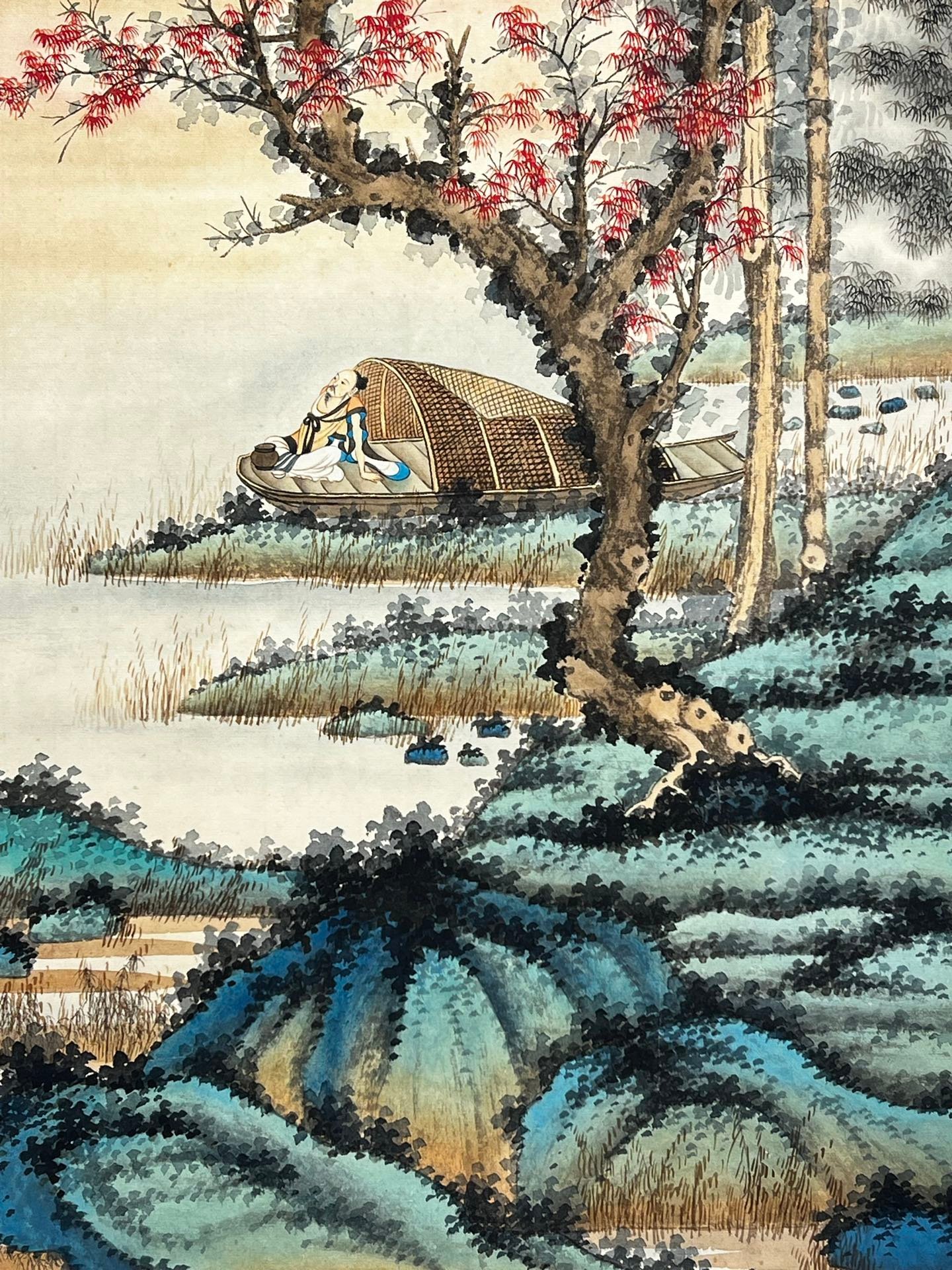 Chinese scroll painting Zhang Daqian