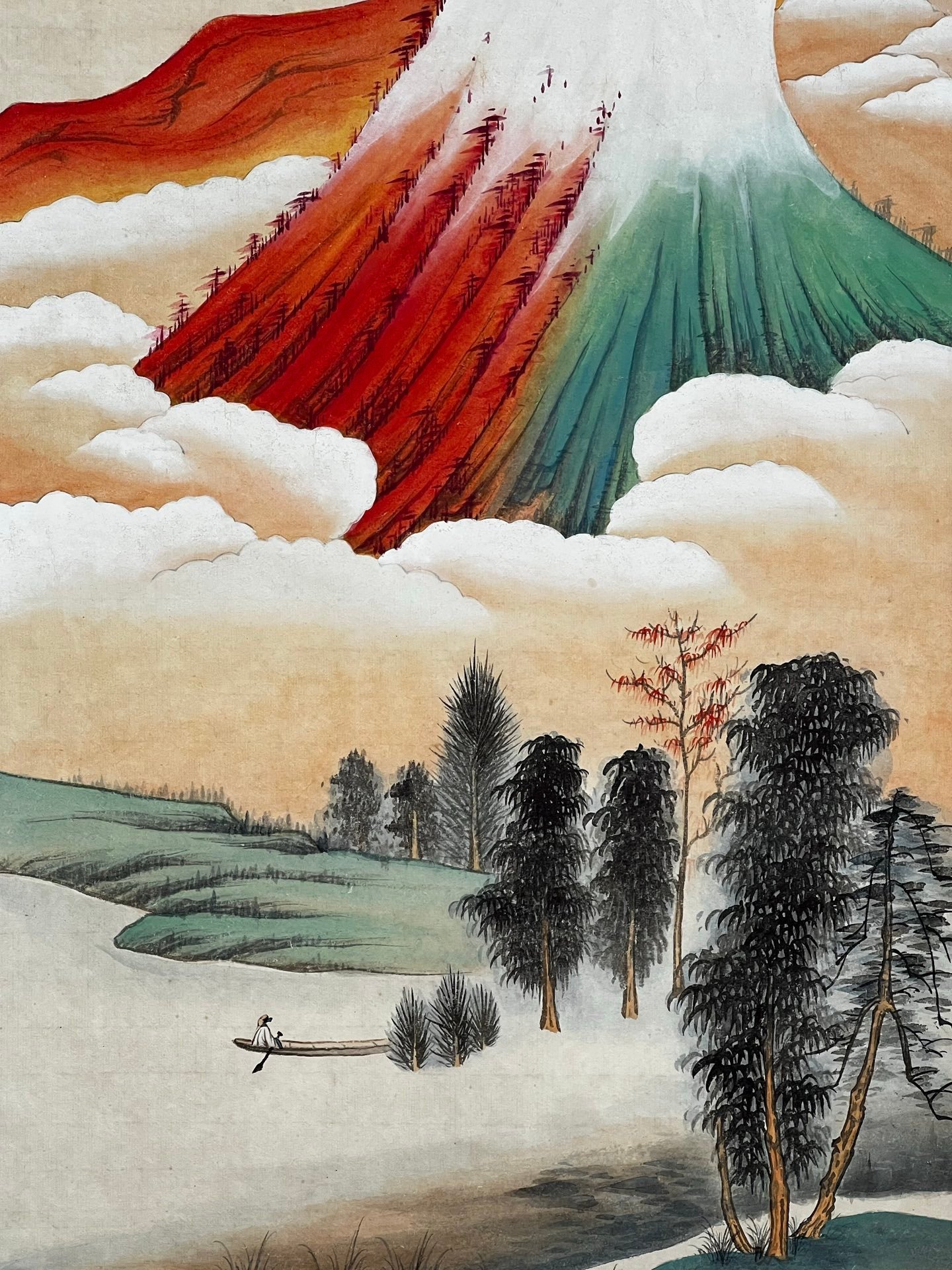 Chinese scroll painting Zhang Daqian