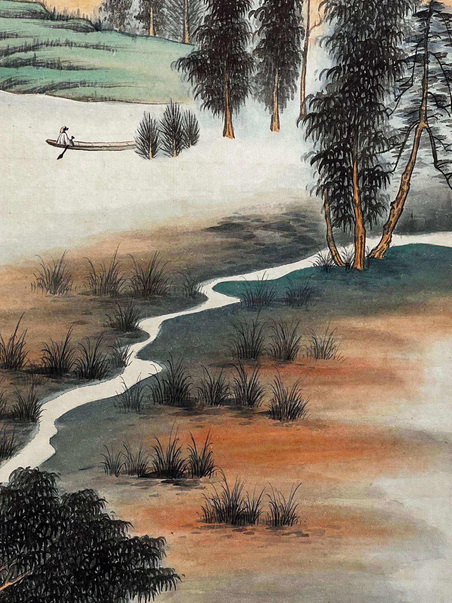 Chinese scroll painting Zhang Daqian