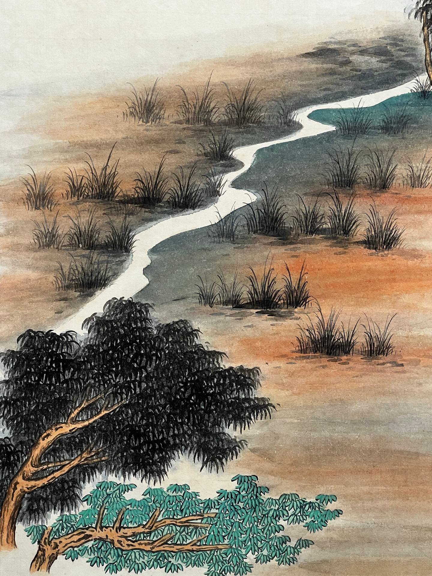 Chinese scroll painting Zhang Daqian