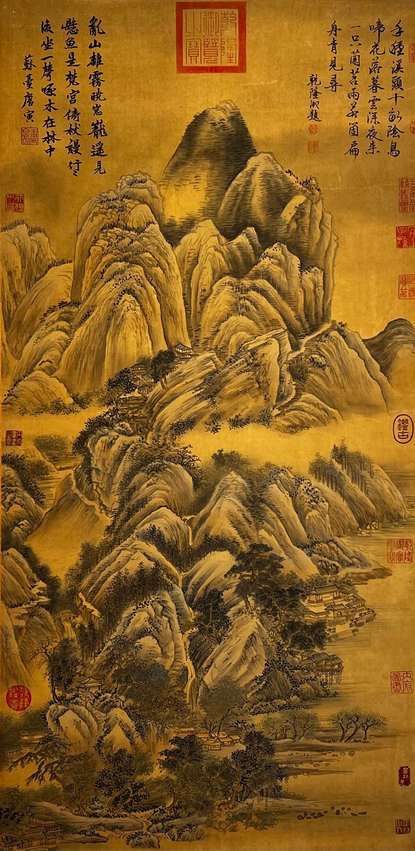 Chinese scroll painting Tang Yin
