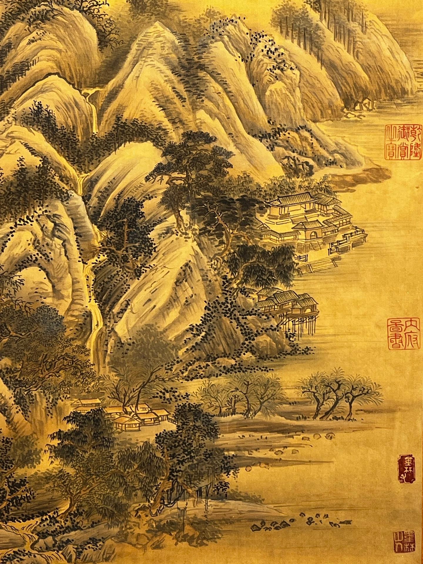 Chinese scroll painting Tang Yin