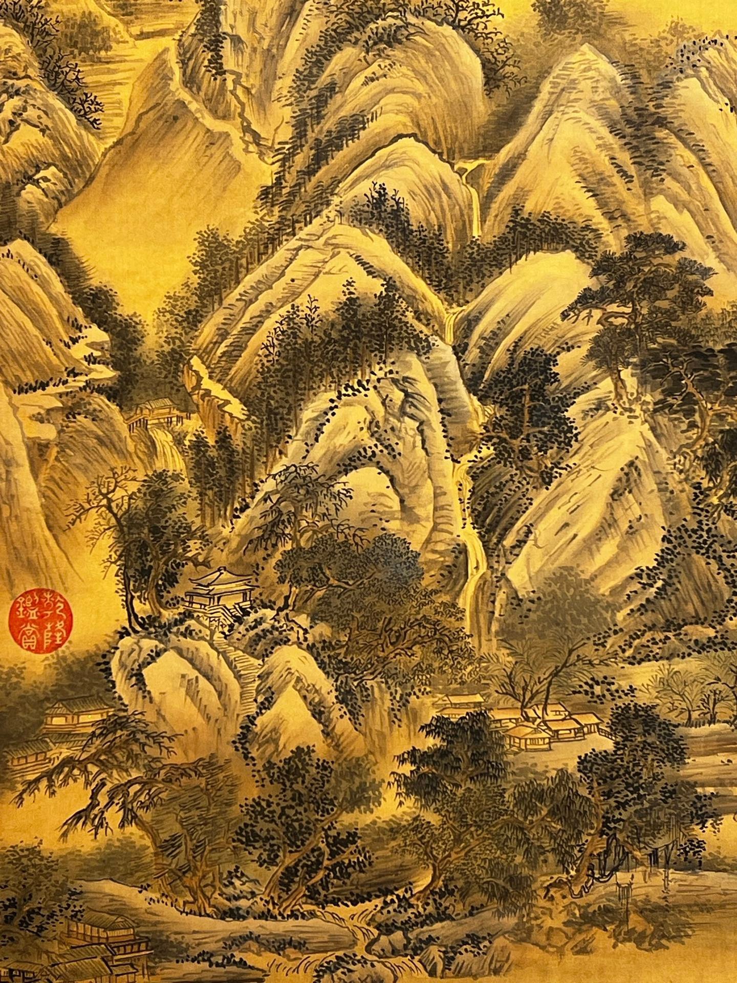 Chinese scroll painting Tang Yin