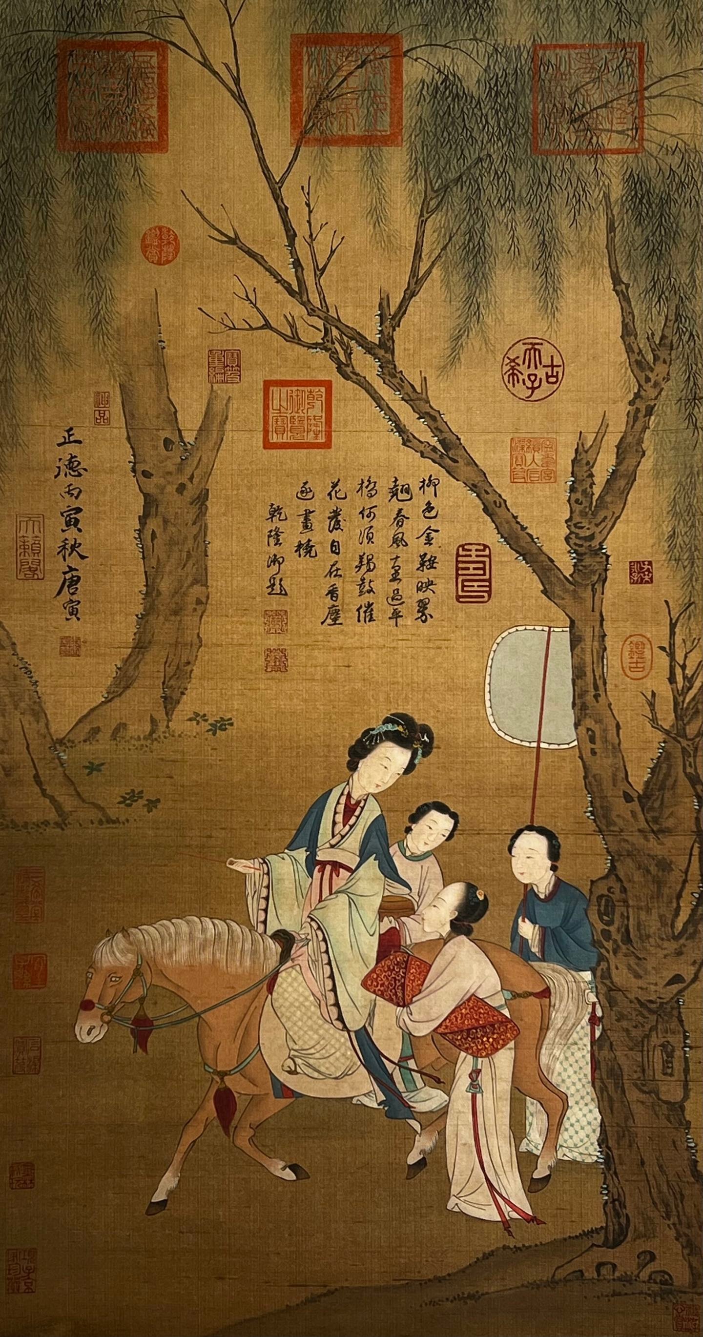 Chinese scroll painting Tang Yin