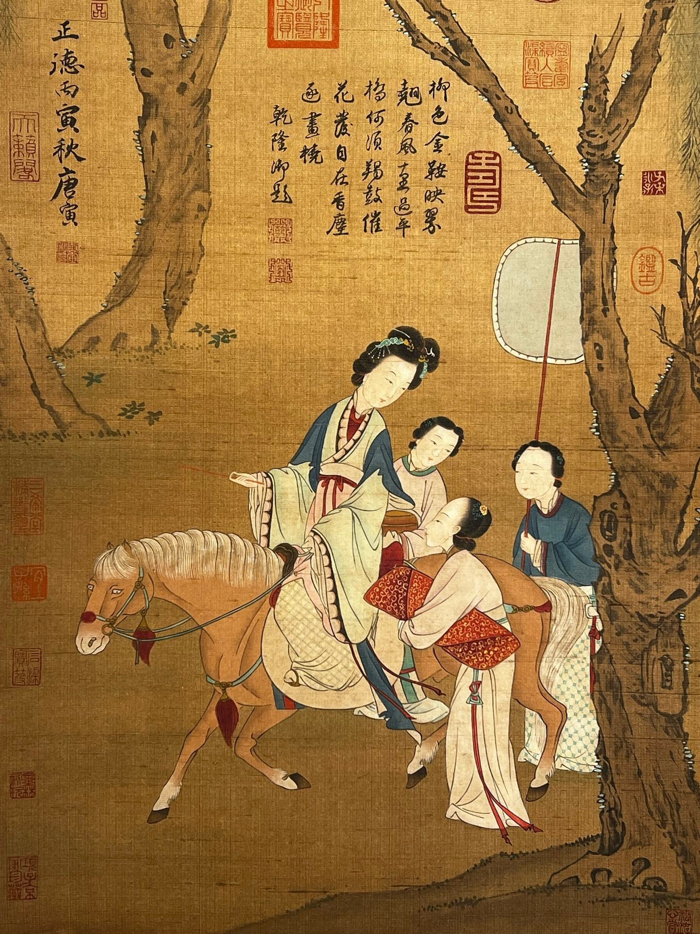 Chinese scroll painting Tang Yin