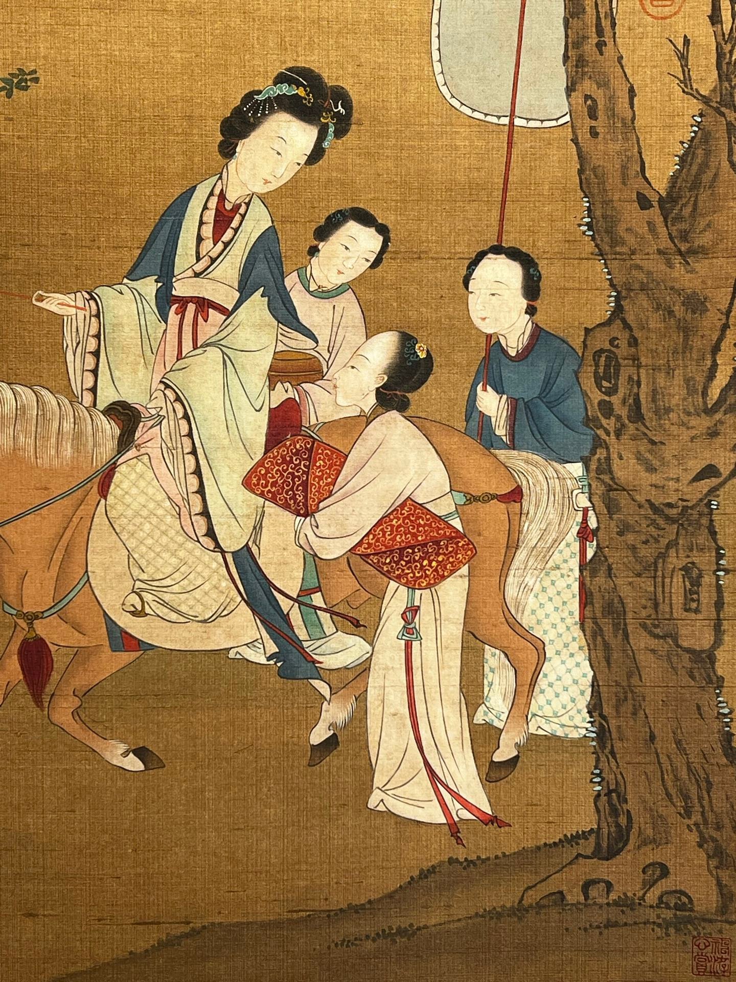 Chinese scroll painting Tang Yin