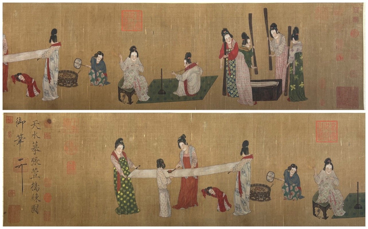Chinese scroll painting Song Huizong