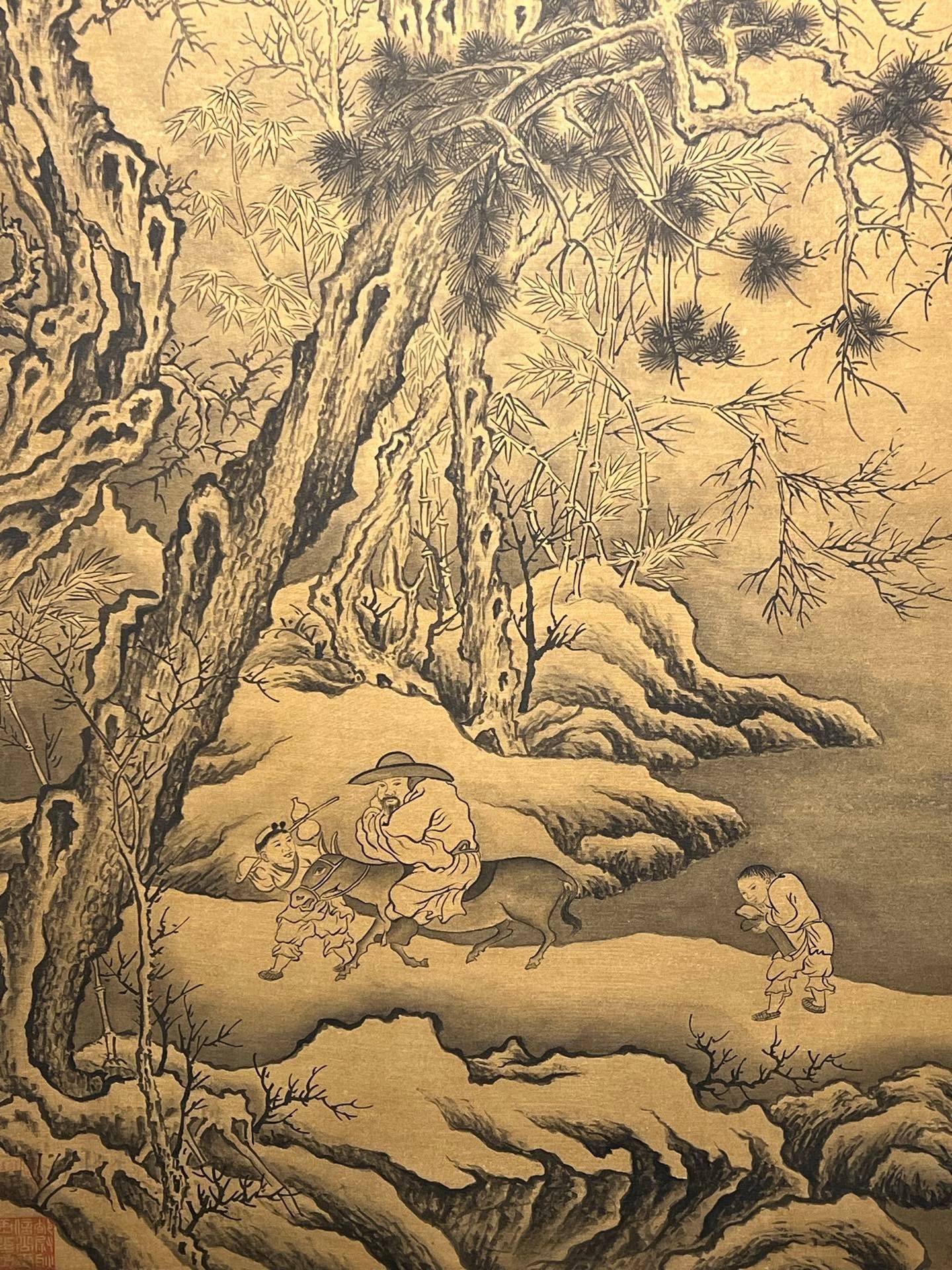 Chinese scroll painting Li Cheng