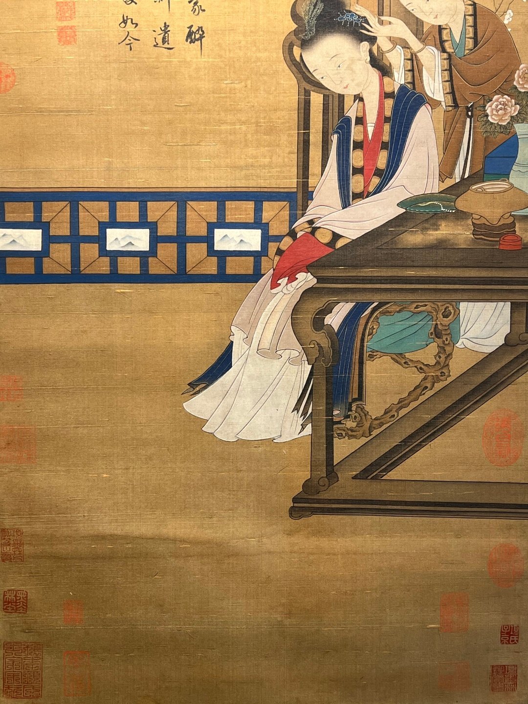 Chinese scroll painting Zhou Fang
