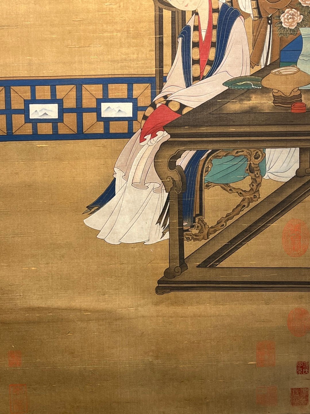 Chinese scroll painting Zhou Fang