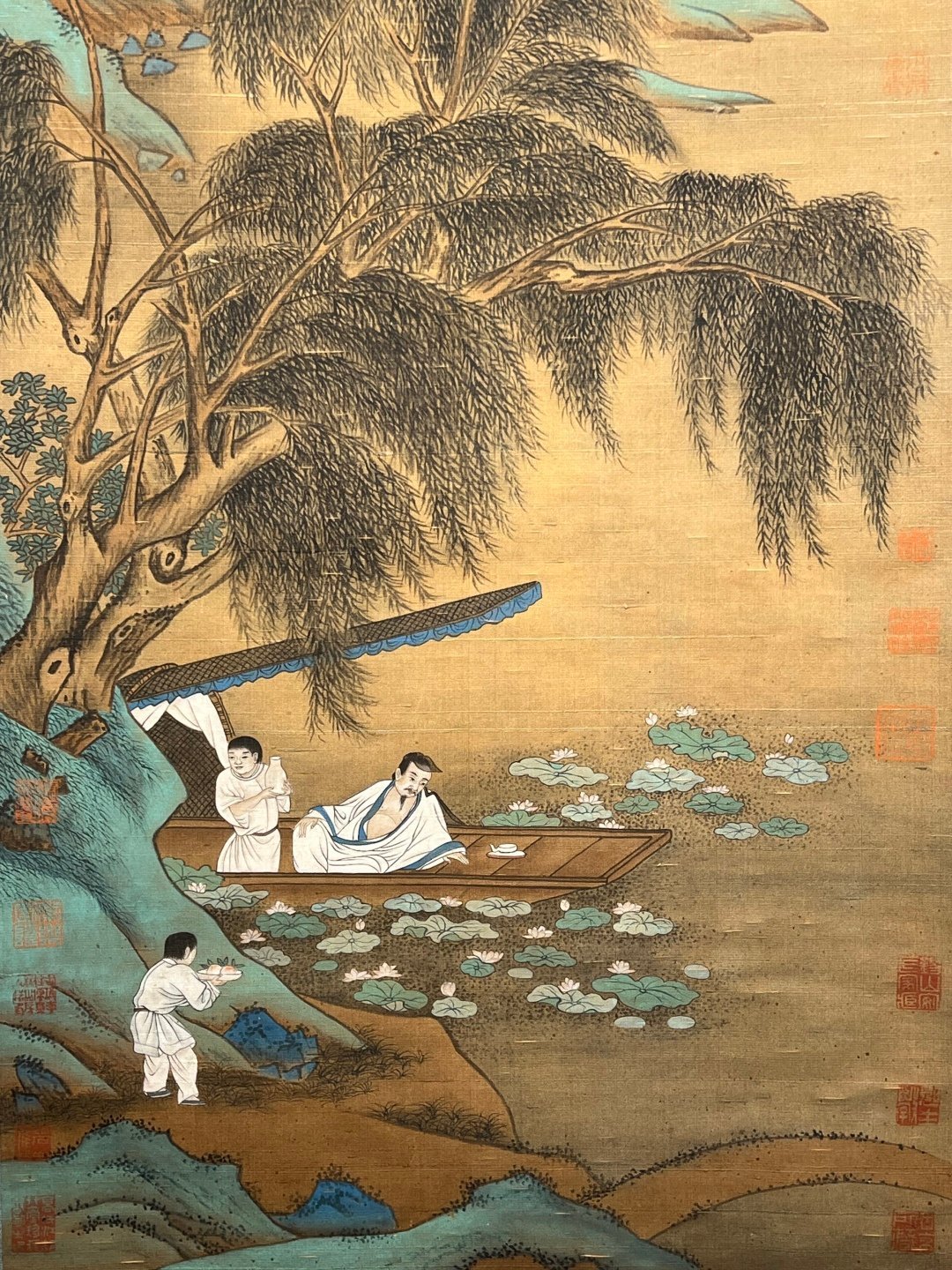 Chinese scroll painting Liu Songnian
