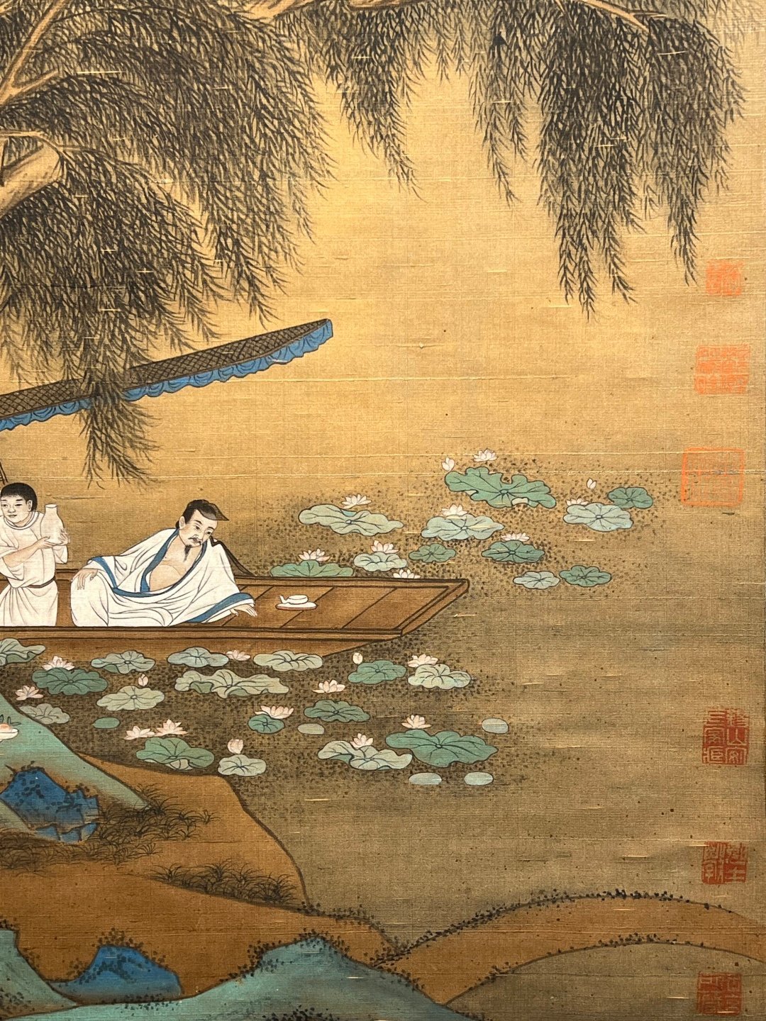 Chinese scroll painting Liu Songnian