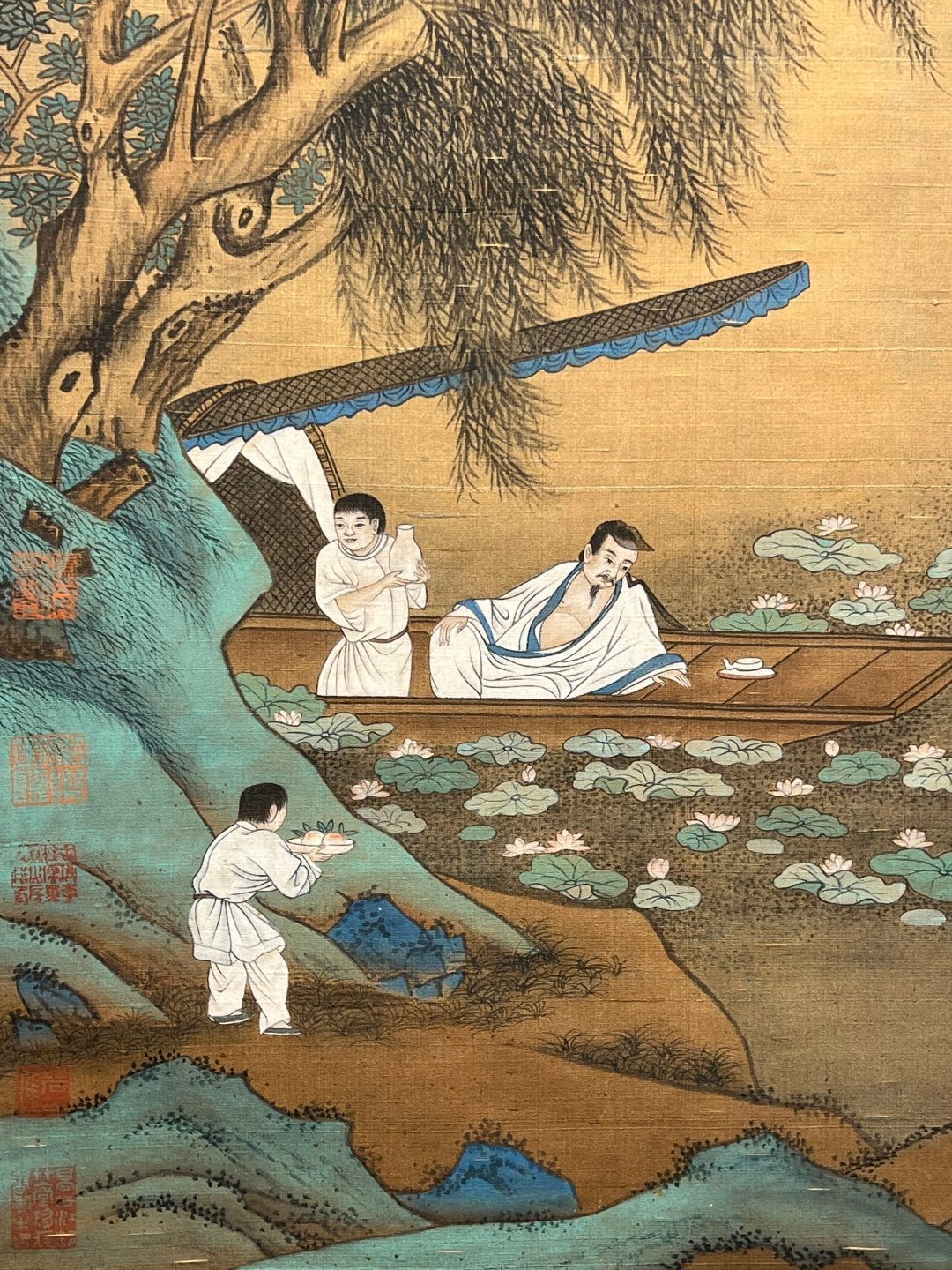 Chinese scroll painting Liu Songnian
