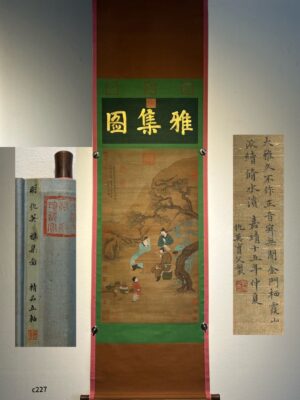 Chinese scroll painting Qiu Ying