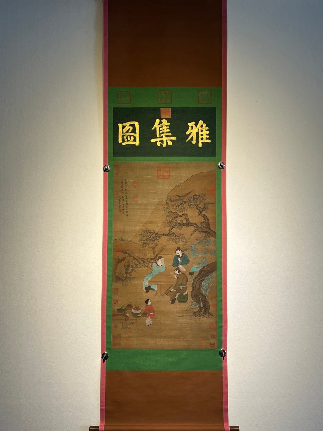 Chinese scroll painting Qiu Ying