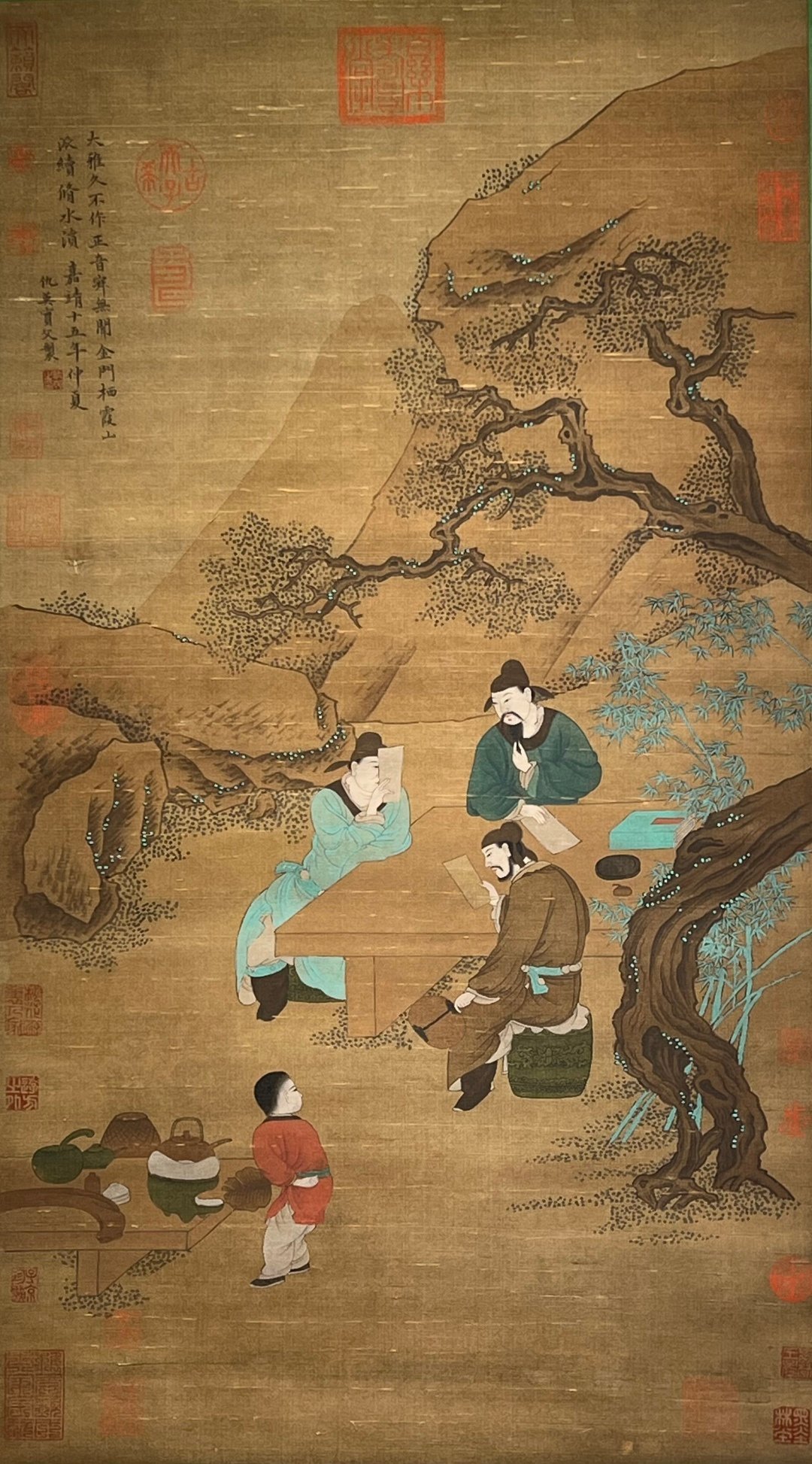 Chinese scroll painting Qiu Ying