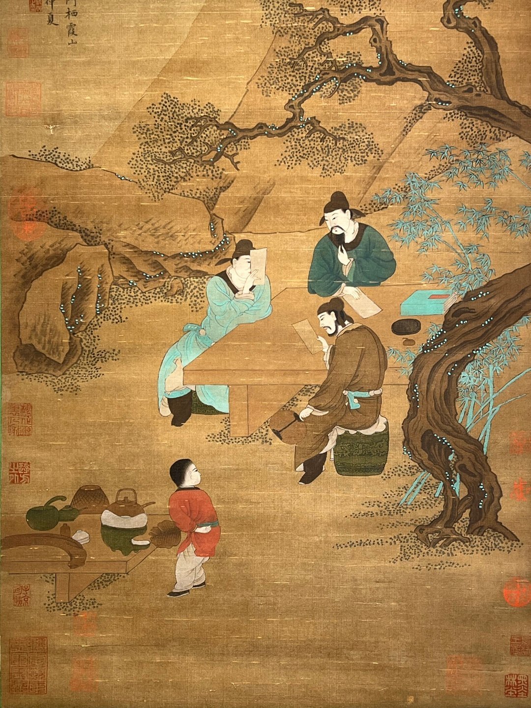 Chinese scroll painting Qiu Ying