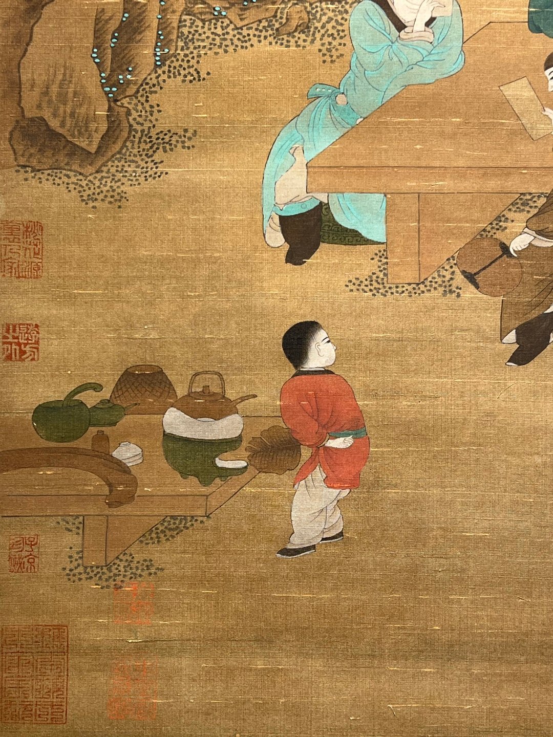 Chinese scroll painting Qiu Ying