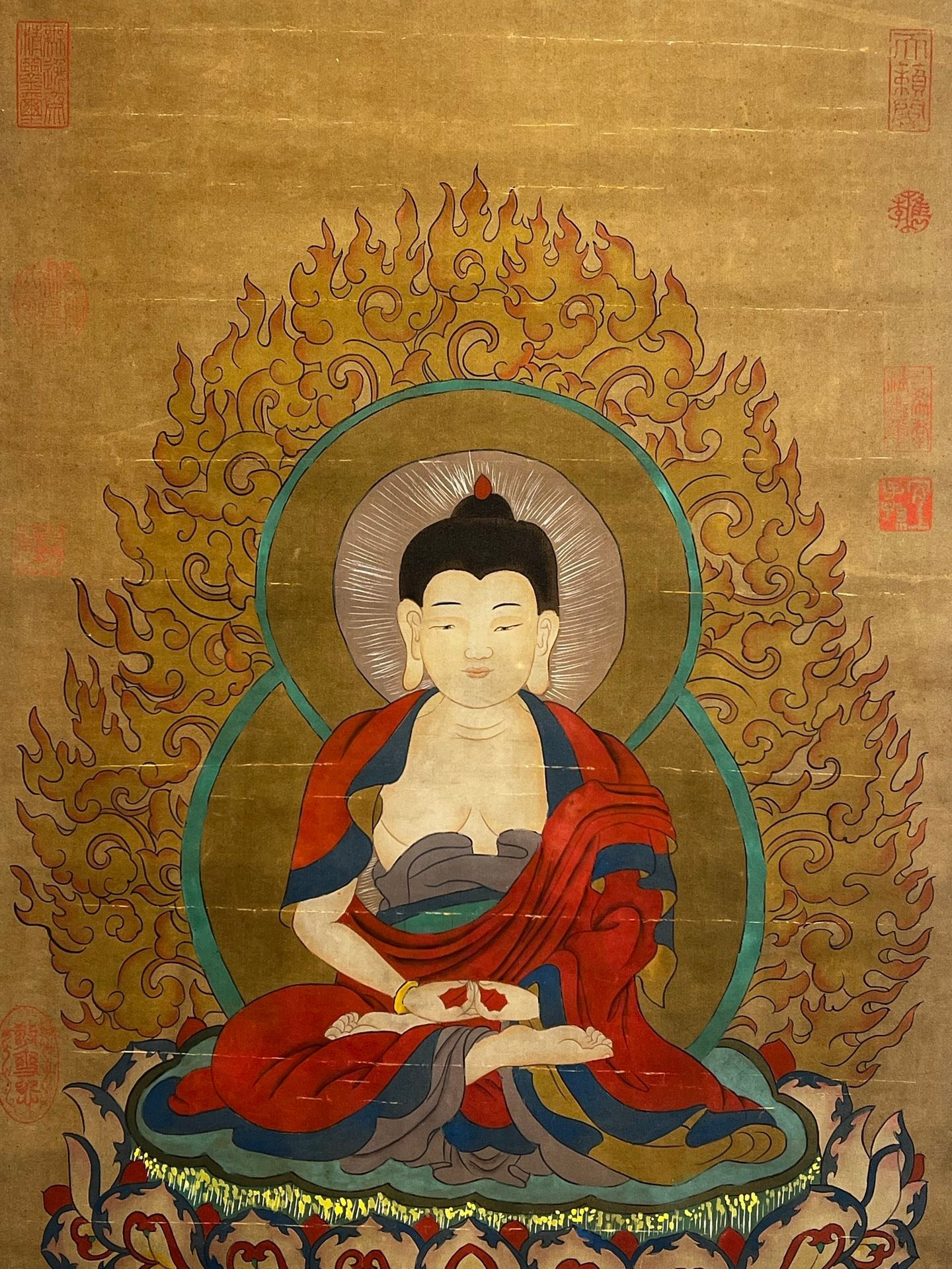 Chinese scroll painting Wu Daozi
