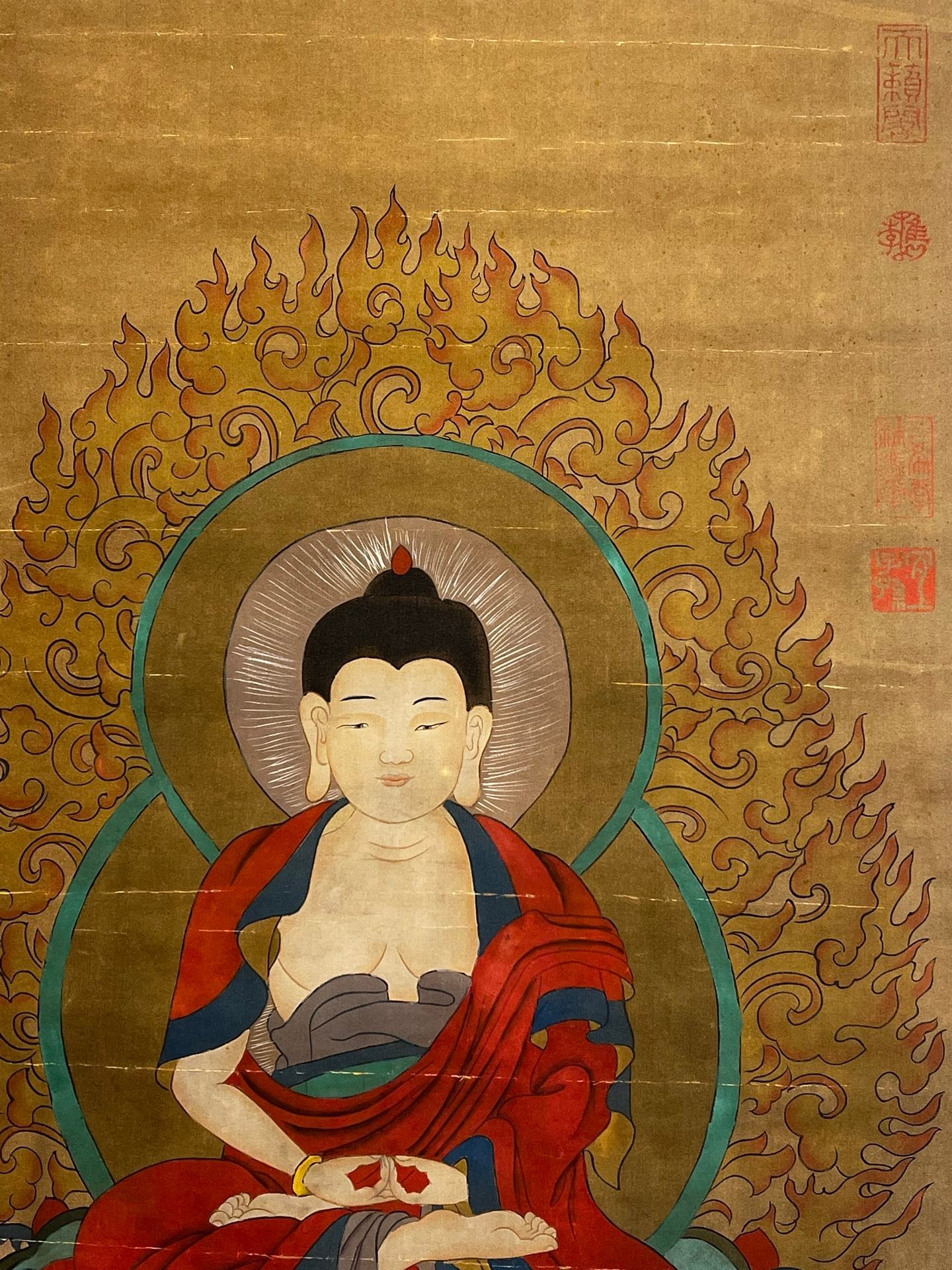 Chinese scroll painting Wu Daozi