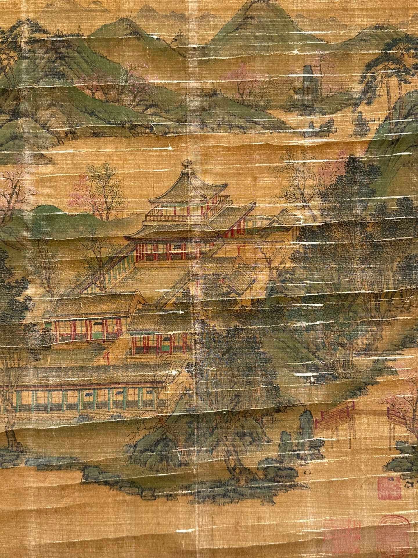 Chinese scroll painting Tang Yin