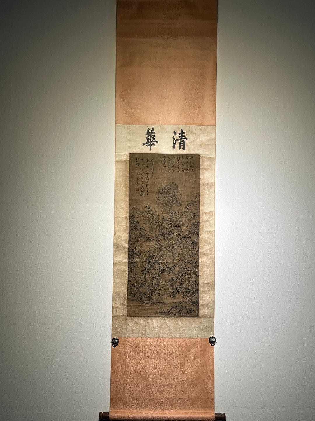 Chinese scroll painting Dong Qichang