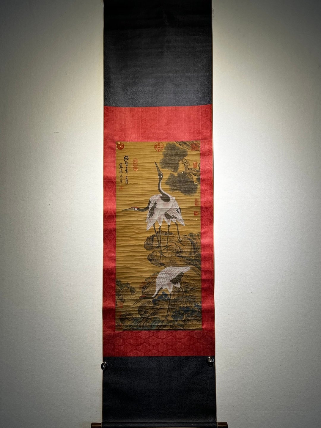Chinese scroll painting Mi Fu
