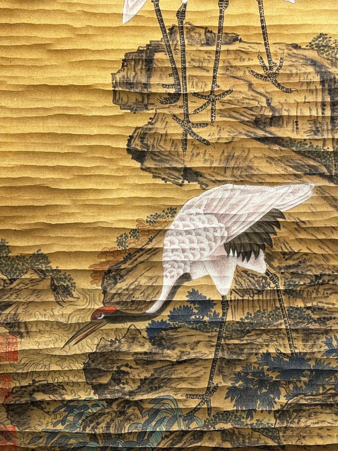 Chinese scroll painting Mi Fu