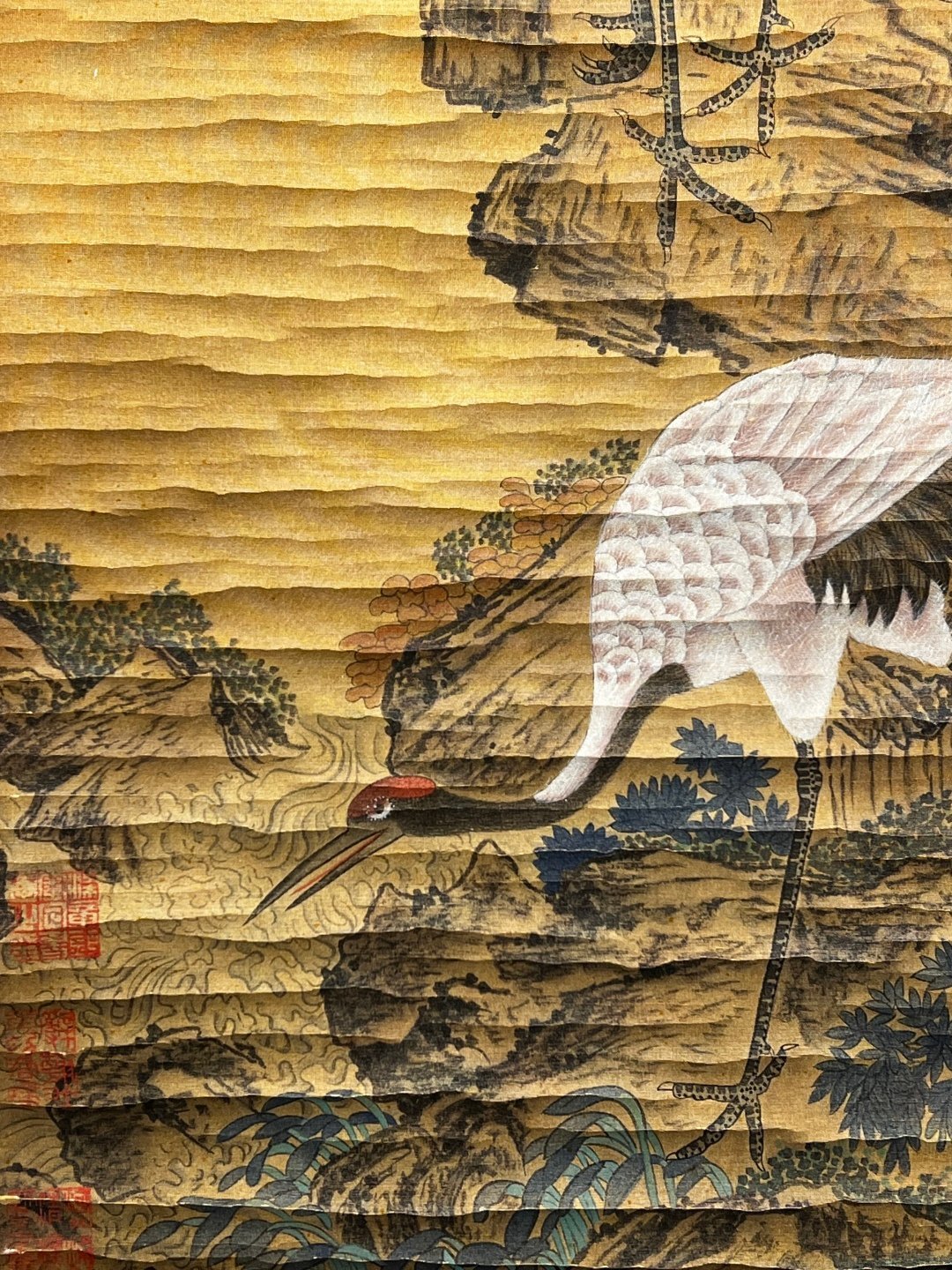 Chinese scroll painting Mi Fu