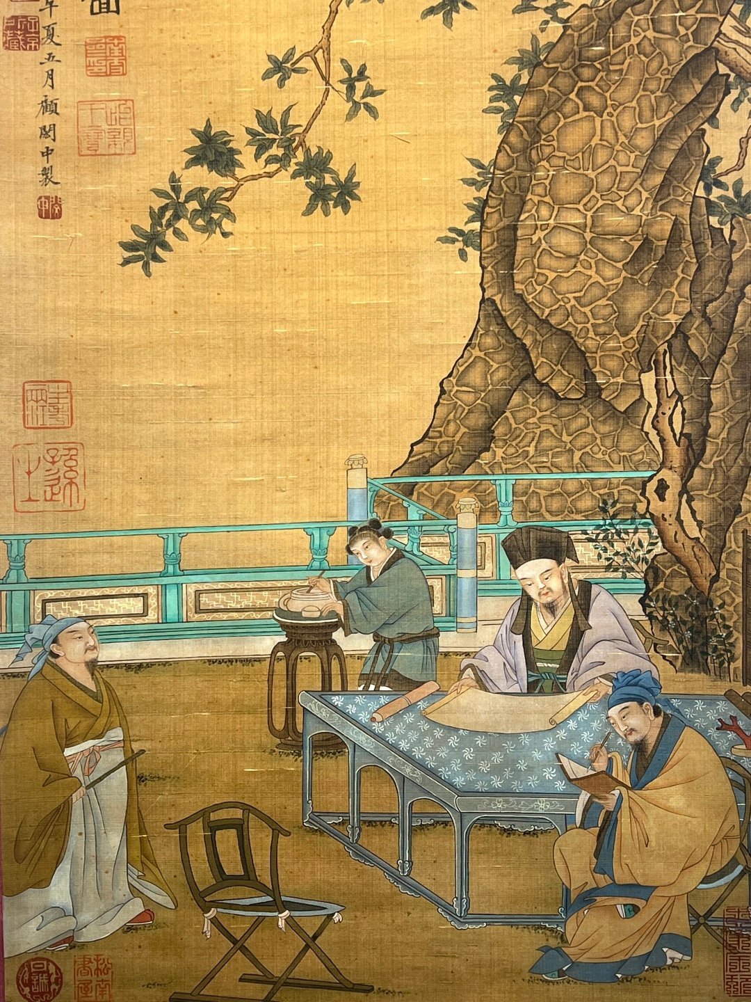 Chinese scroll painting Gu Hongzhong