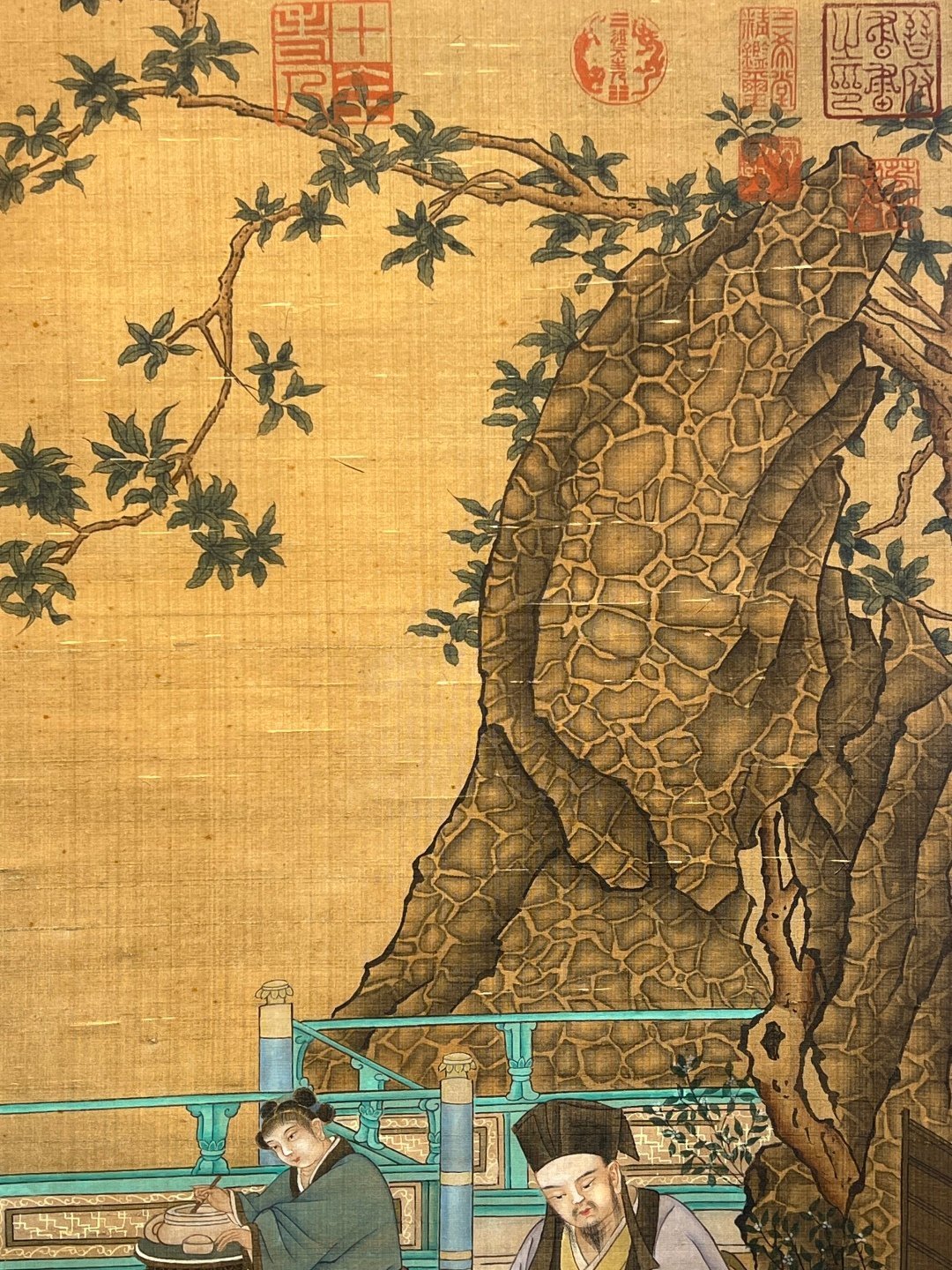 Chinese scroll painting Gu Hongzhong