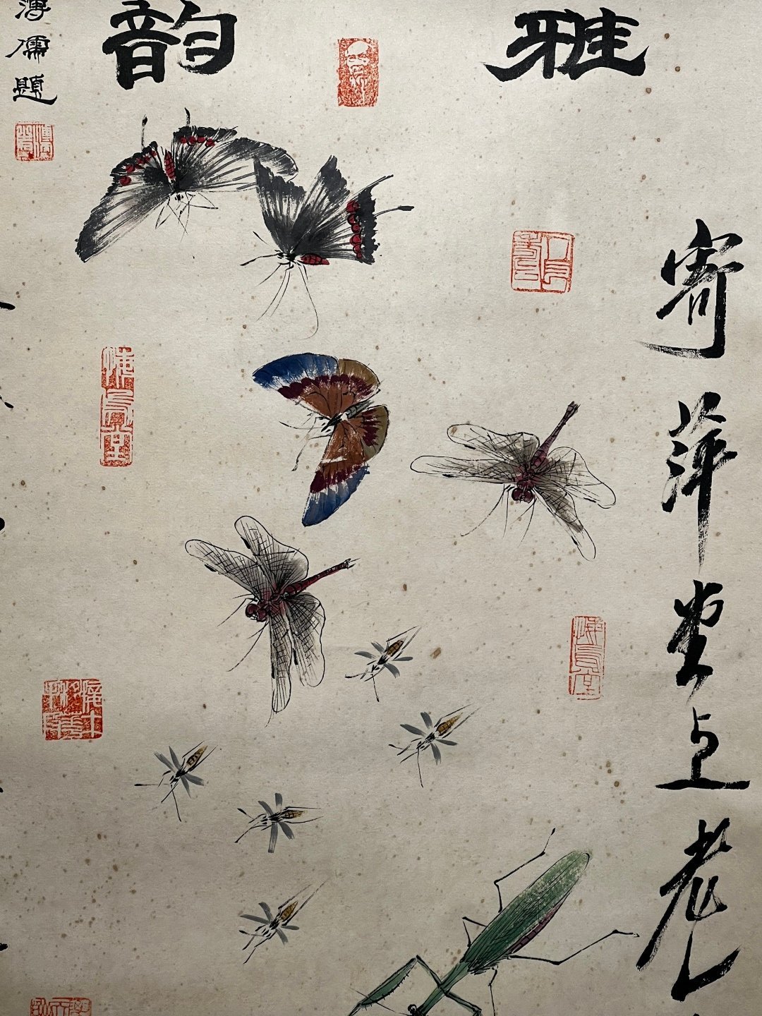 Chinese scroll painting Qi Baishi
