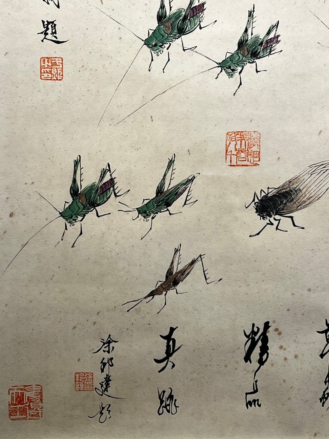 Chinese scroll painting Qi Baishi