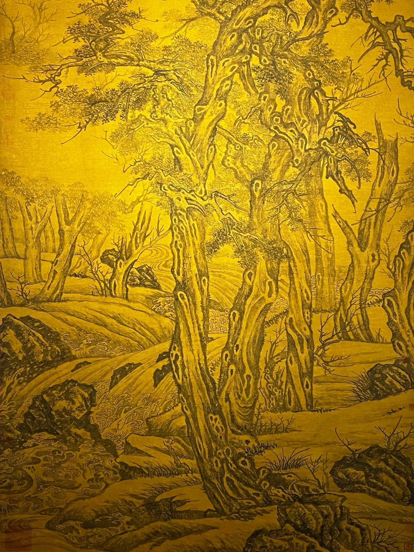Chinese scroll painting Li Cheng